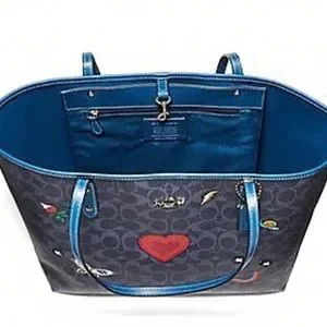 Coach | Bags | Coach City Tote In Signature Logo With